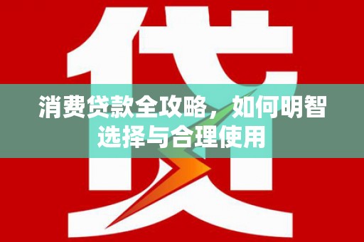 沙市消费贷款全攻略，如何明智选择与合理使用