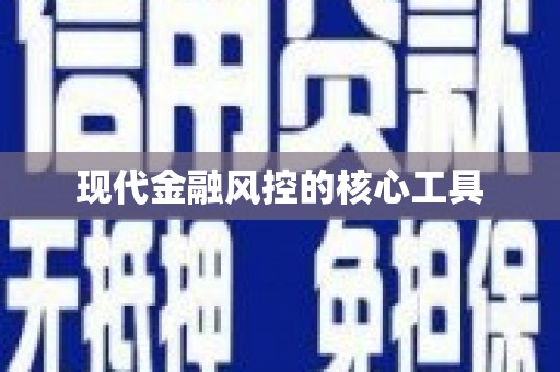 沙市现代金融风控的核心工具