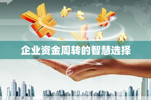 沙市企业资金周转的智慧选择