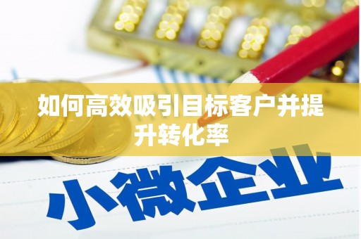 沙市如何高效吸引目标客户并提升转化率