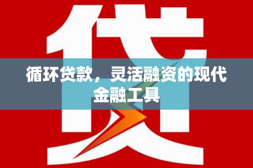 沙市循环贷款，灵活融资的现代金融工具