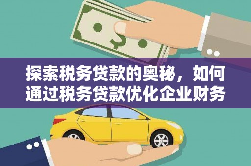 沙市探索税务贷款的奥秘，如何通过税务贷款优化企业财务