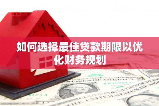 沙市如何选择最佳贷款期限以优化财务规划