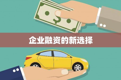沙市企业融资的新选择