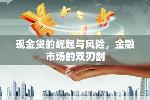 沙市现金贷的崛起与风险，金融市场的双刃剑