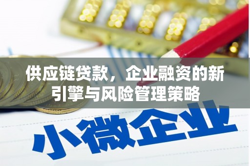 沙市供应链贷款，企业融资的新引擎与风险管理策略