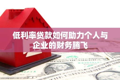 沙市低利率贷款如何助力个人与企业的财务腾飞
