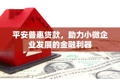 沙市平安普惠贷款，助力小微企业发展的金融利器